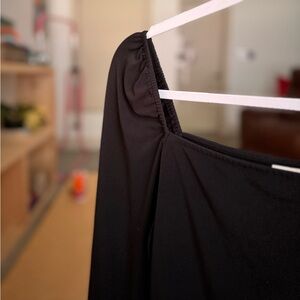 Square neck blouse
